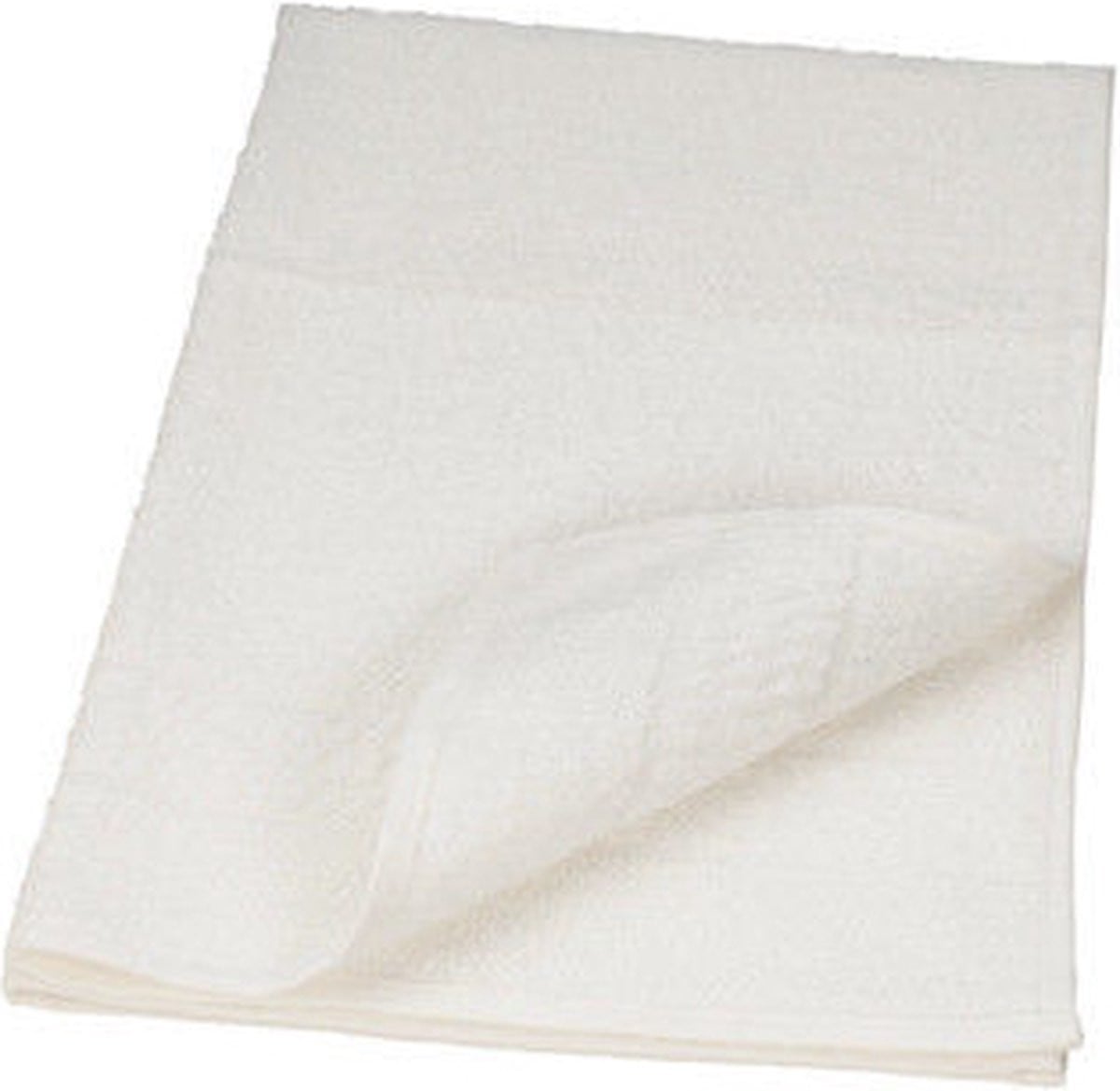 Bobtuo Katoenen Handdoek Wit 50 x 85 cm