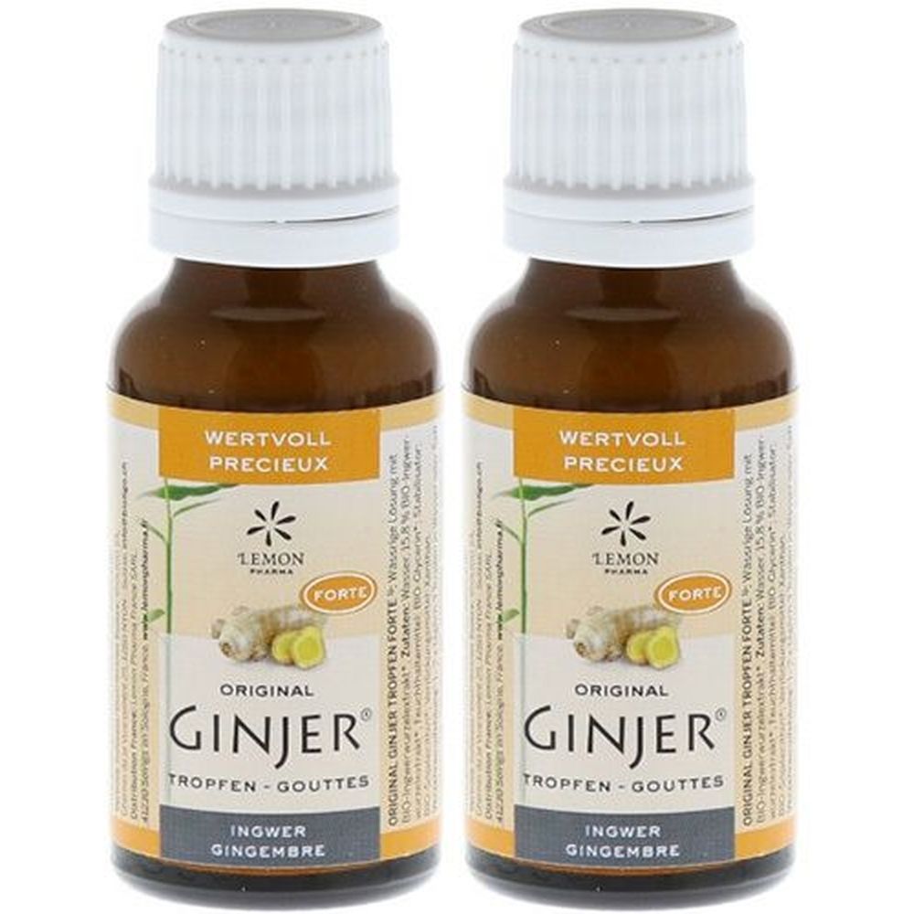 Ingwer Ginjer Forte Tropf Bio 2x 2x20 ml Tropfen