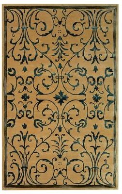 SAFAVIEH Handmade French Tapis Chantelle Shabby Chic Oriental Wool Rug