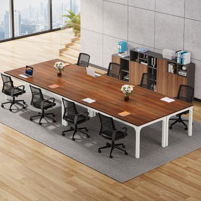 OEM Long Conference Table Set of 4, 13FT Large Rectangle Meeting Seminar Table, 78.74-Inch Business Tables