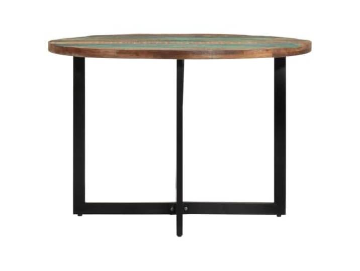 Esstisch 110x75 cm Altholz Massivholz Recyceltes Massivholz, pulverbeschichtetes Eisengestell, handgefertigt, individuelle Farbtöne, Esszimmer, Küche