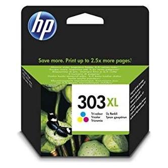 HP 303XL Tri-color High Yield (T6N03AE) Ink Cartridge, CMY (54040107)
