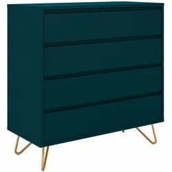 SalesFever »Lotta« Kommode II blau 90x90x40 cm