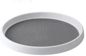 Uplift Picks Rotating Spice Rack Organizer And Lazy Susan Storage Tray single Layer (s)
