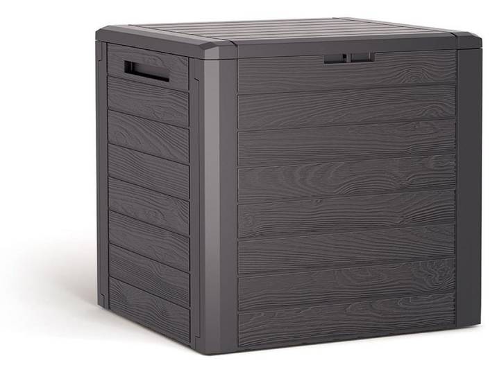 Prosperplast WOODEBOX marron 140L coffre de jardin