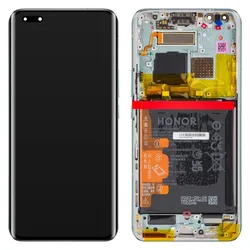 Honor Display Unit für Magic5 Pro, mit Akku, Meadow Grün (Display, Honor Magic5 Pro), Mobilgerät Ersatzteile, Grün