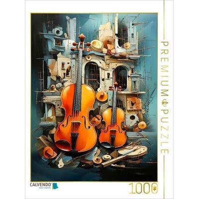CALVENDO Puzzle Die Geige | 1000 Teile Lege-Größe 64x48cm Foto-Puzzle für glückliche Stunden