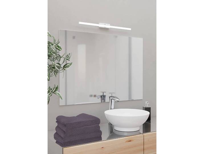 Plafonnier Verdello 60 x 11 x 6cm Blanc/Blanc Matériau : Matière plastique, Matière plastique Type de matière synthétique : Polycarbonate LED