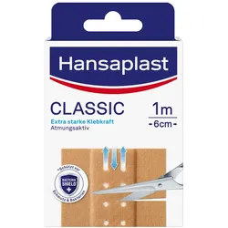 Hansaplast Classic Pflaster 1m x 6cm 1 St