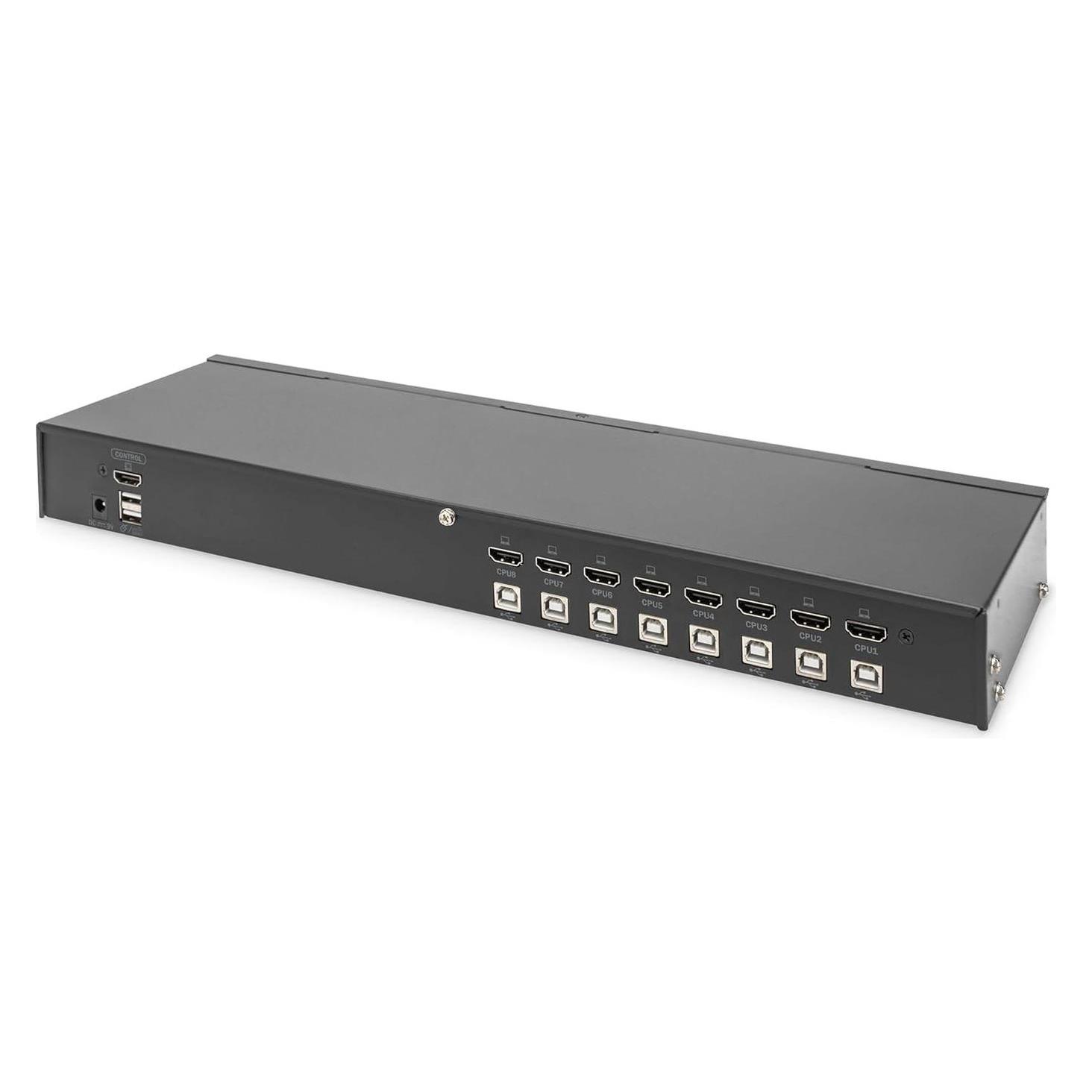 Digitus Desktop 8 Port HDMI KVM Switch Single View (DS-12910)