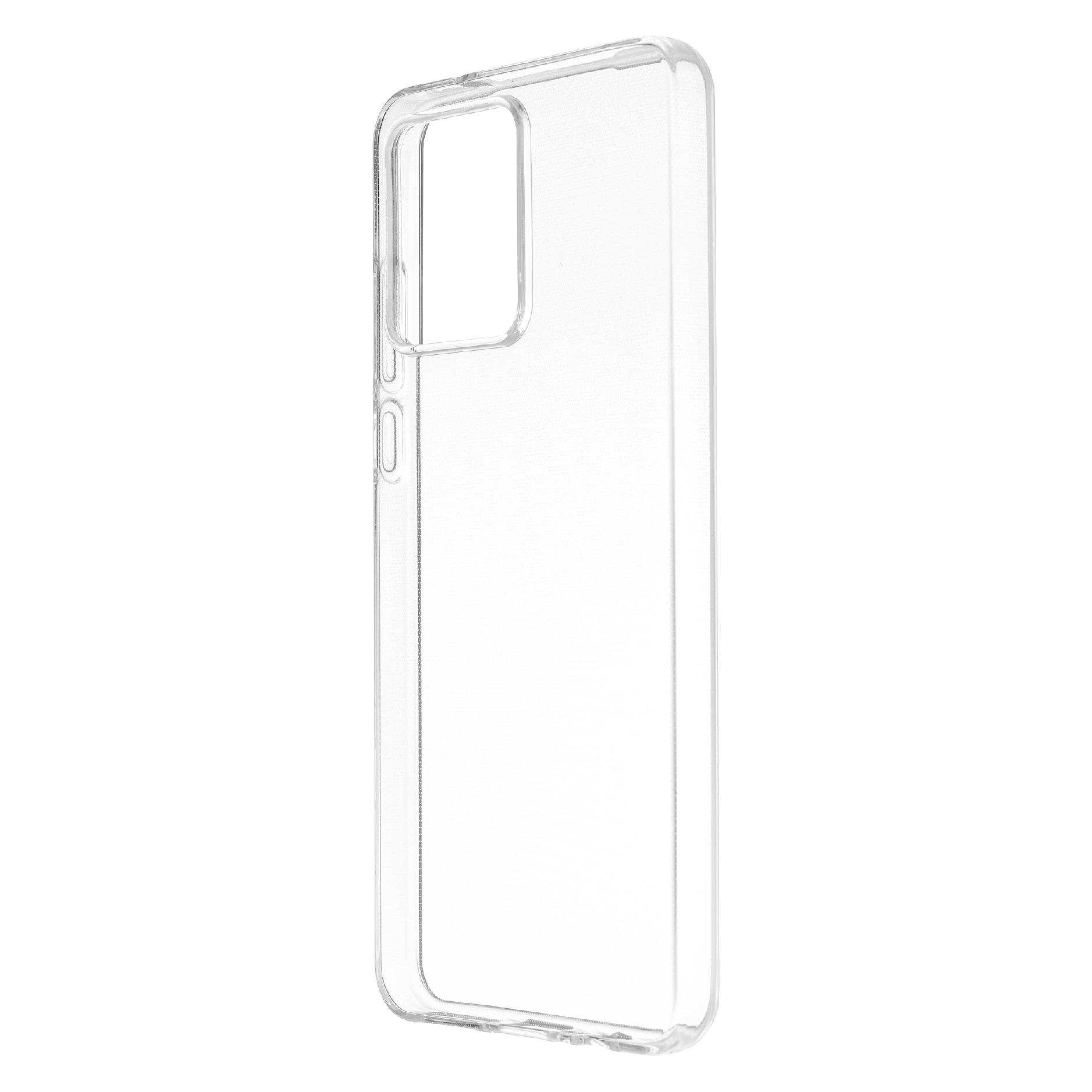 Wave silikonisuoja, Motorola Moto G84, kirkas (Motorola Moto G84) (WAVE-SC-MO-G845G-TP)