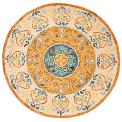 SAFAVIEH Handmade Novelty Armance Ornate Wool Rug