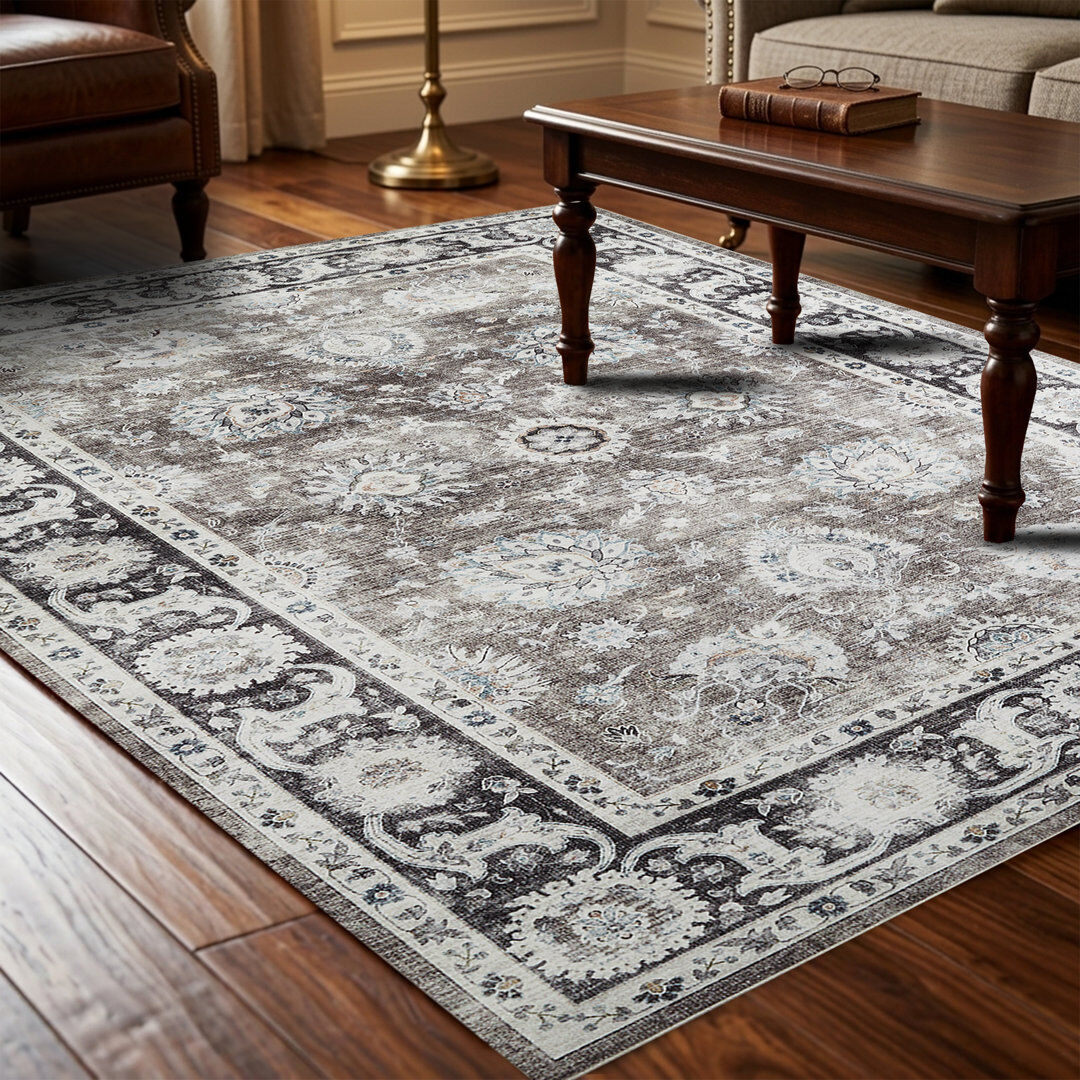 East Urban Home Cashmere Machine Tufted Area Rug ( Low-Pile Traditional) HARMONY Rectangle 160 x 230 cm
