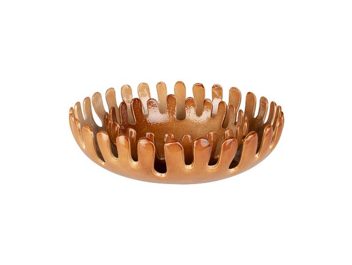 Plateau Onda Cognac lot de 2