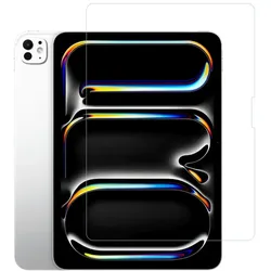 Lobwerk 2xSchutzglas Folie für Apple iPad Pro 13 2024 M4 13 Zoll Tablet Display Schutz Displayglas