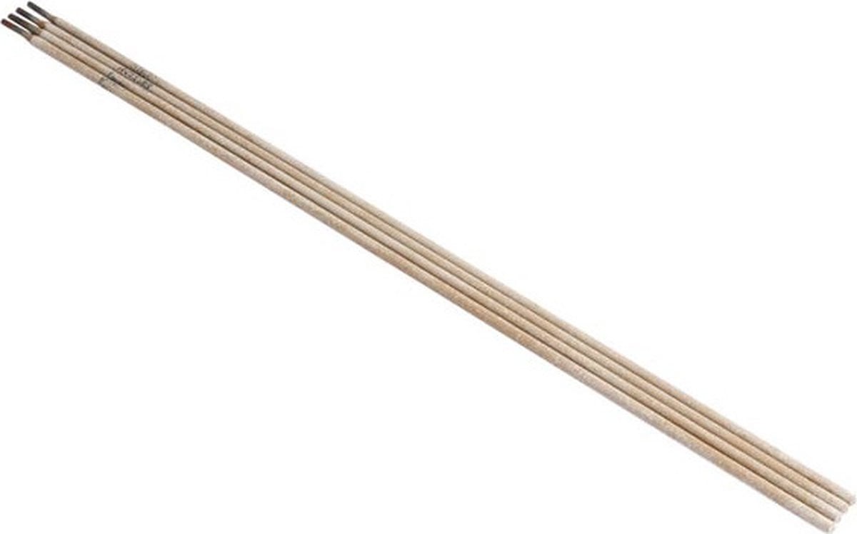 Toolland Rutiele laselektroden Ø2.5 x 350 mm, 4 stuks