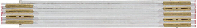 fortis Règle à segments en hêtre 2 m x 16 mm (433213773702)