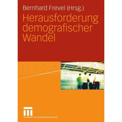 Herausforderung demografischer Wandel, Taschenbuch von Bernhard Frevel, VS Verlag für Sozialwissenschaften, 978-3-531-14228-9