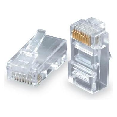 Solarix Konektor RJ45 CAT5E UTP 8p8c pro drát 100ks bal. (Solarstecker) (KRJ45/5SLD)