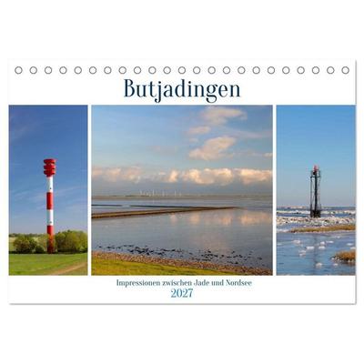 Butjadingen. Impressionen zwischen Jade und Nordsee (Tischkalender 2027 DIN A5 quer), CALVENDO Monatskalender