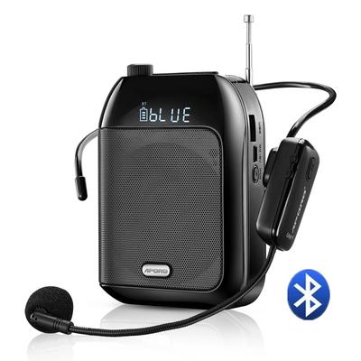 Portable Wireless Voice Amplifier With U Disk Megaphone Microphone Speaker For Teaching And Promotion Portable Wireless Voice Amplifier With U Disk Megaphone Microphone Speaker For Teaching And Promotion