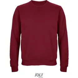SOLS Unisex Sweater Sweatshirt 03814 burgundy S