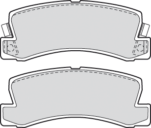 Valeo Bremsbelagsatz, Scheibenbremse First 301540 Hinterachse Für Toyota Lexus