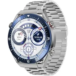 Maxcom SMARTWATCH ECOWATCH EW01 ORANGE 1,52 HD/360X360/400mAh/7-20 DIAS/BT CALLS/BLE 5.2 EW01SB (51 mm, ohne SIM), Smartwatch