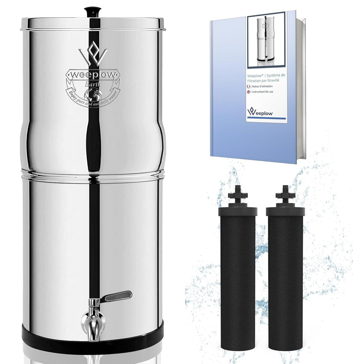 ECO Gravity waterfiltersysteem met roestvrijstalen kraan