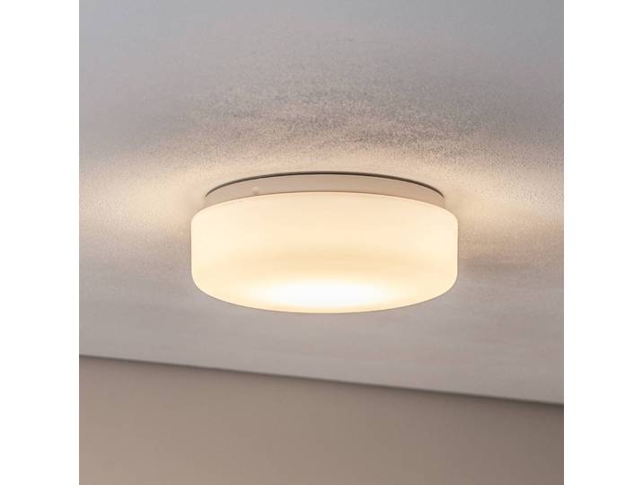 BEGA LED Deckenleuchte 50030PK3/50735PK3, weiß / opal, für Flurbereich, Metall