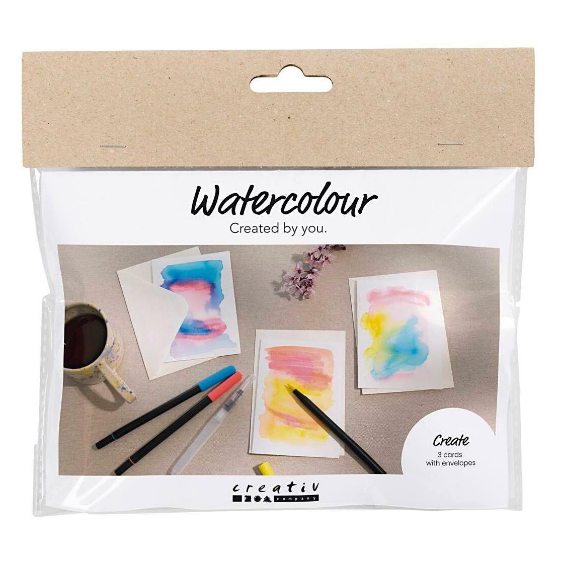 Creativ Company Wasserfarbe Bastelset Mini, Art: Wasserfarbe, Detailfarbe (977771)