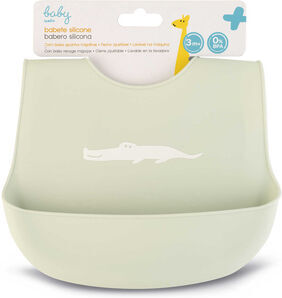 Baby Wells Babete Silicone Verde 1 un