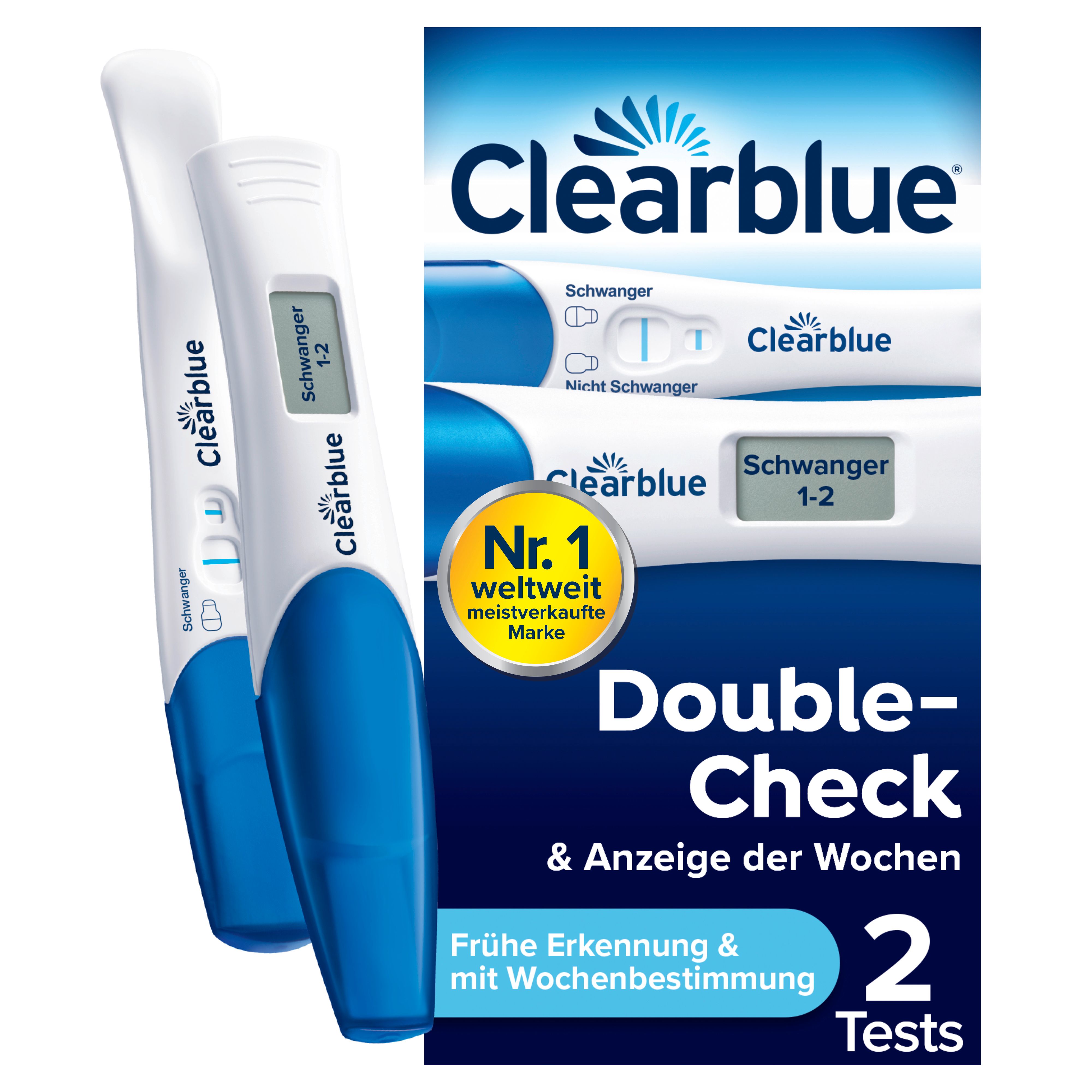 Clearblue Schwangerschaftstest Kombipack Urin 2 St Kombipackung