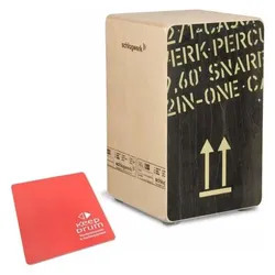 Schlagwerk CP404BLK Cajon mit Sitzpad Rot (Cajon), Perkussion, Rot, Braun