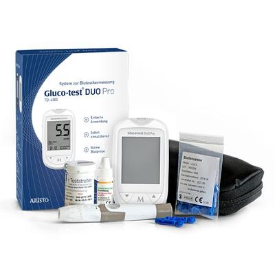 Gluco Test DUO Pro Set Blutzuckermessgerät mmol/l 1 St