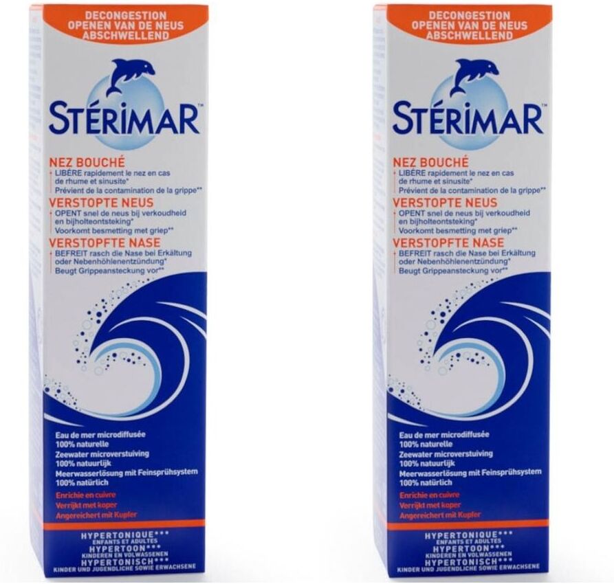 Sterimar Hypertonische Neusspray Duopack 2x100 ml Nasenspray