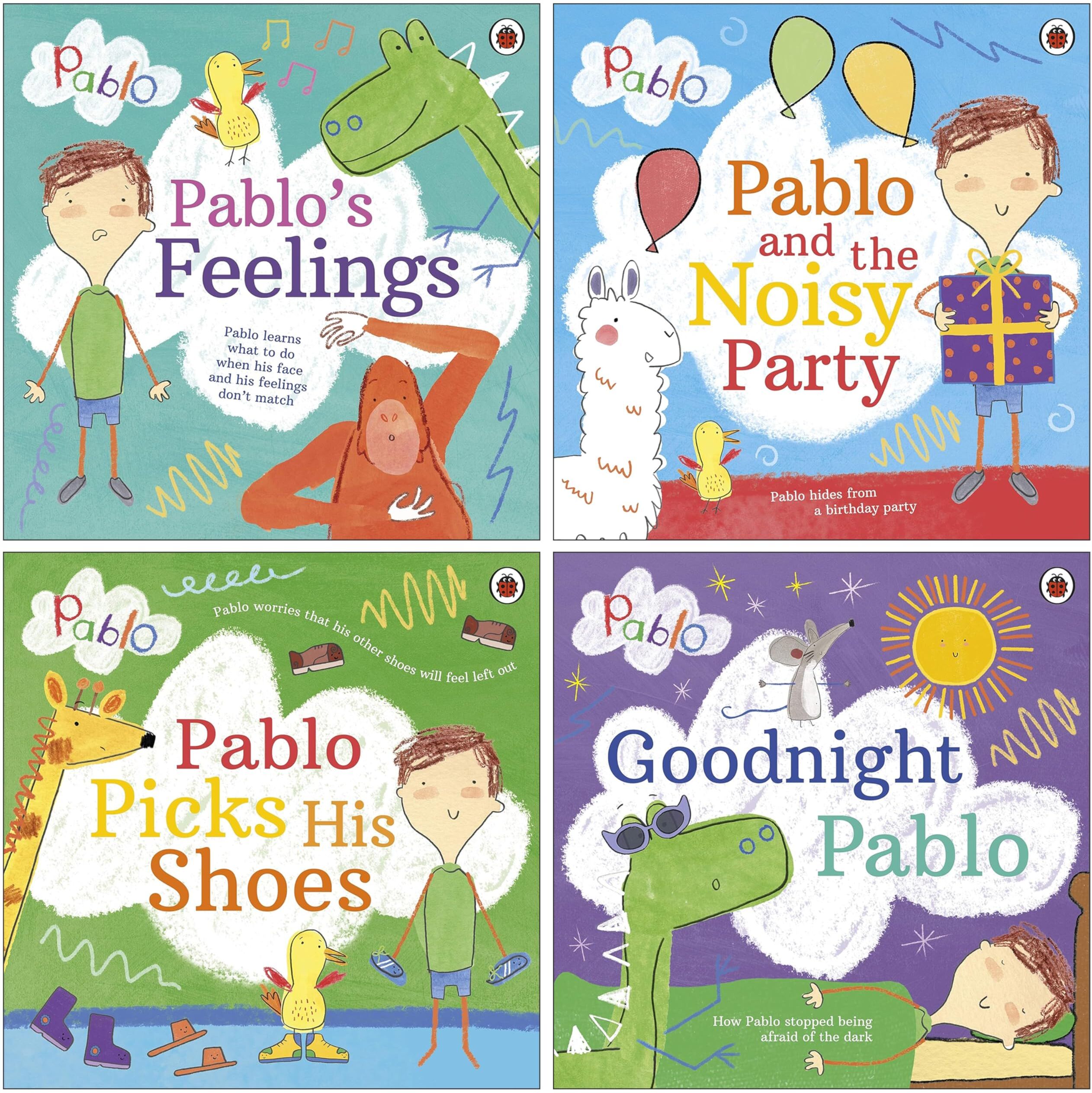 Penguin UK Ltd Pablo's Feelings Series 4 Picture Books Collection Set (Pablo's Feelings, Pablo Picks His Shoes, Pablo and the Noisy Party and Goodnight Pablo)