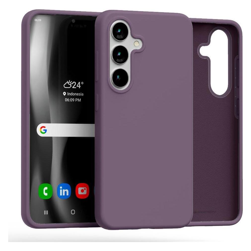 Mercury Silicone Sam S25 S931 fioletowy /purple (Samsung Galaxy S25) (57239660)