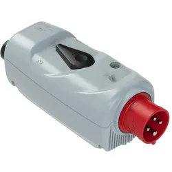 PCE 540146101 CEE-Stecker mit Schalter (WENDE) +BA 16A 4p 6h IP44