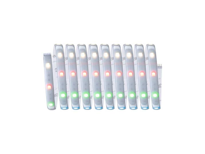 Paulmann MaxLED 250 Basisset IP44 RGBW ZigBee 3m 250, dimmbar, alu / grau / zink, für Wohn- / Esszimmer, Kunststoff, Modern, Smart LED Strip