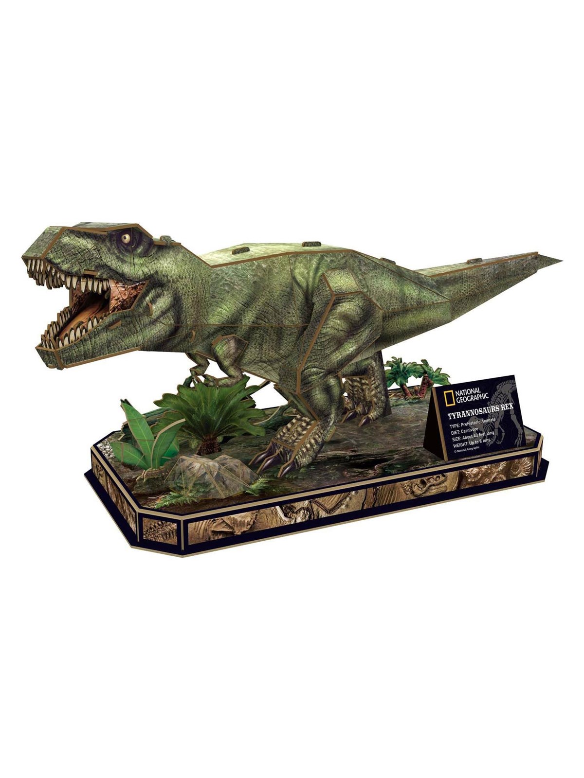 Cubic Fun 3D Puzzle National Geographic T-Rex 3D Puzzle