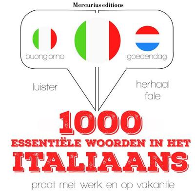 1000 essentiële woorden in het Italiaans - JM Gardner, Audio, 9782821122727