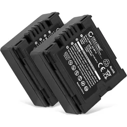 Cellonic Akku für Panasonic NV-GS17, NV-GS27, NV-GS75, NV-GS120, NV-GS180, NV-GS230 (Kamera Akku), Kamera Stromversorgung, Schwarz