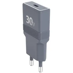 Force Power FPCS30WCPDSLIMRG Netzteil (30 W), USB Ladegerät, Grau