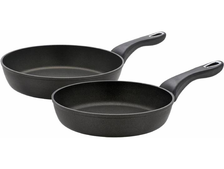 Pfannen-Set GSW Nanopan , schwarz, Ø:28cm, Pfannen, Pfannen-Set, Induktion