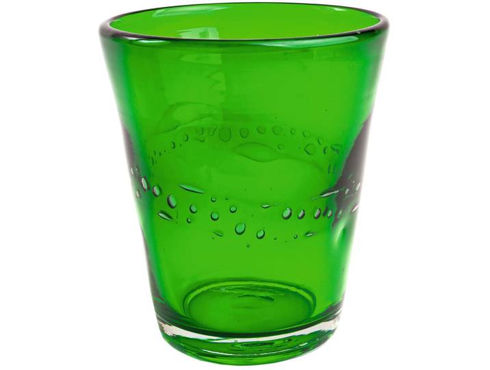 6er Set Becher gr.dunkelgrün Samoa 30cl - Material: Glas - 861