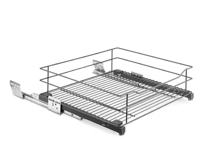 Innenauszug CLASSIC in anthrazit für 600 mm Schrank - GRASS Nova Führung/Auszugskorb für Unterschränke