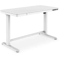 Digitus Elektrisch höhenverstellbarer Schreibtisch mit USB-Ladestation und Schublade
