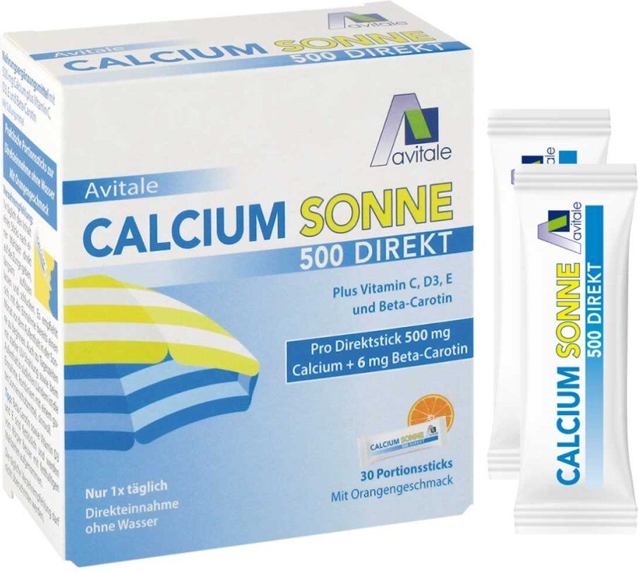 Avitale Calcium Sonne 500 Direkt Portionssticks 30stk