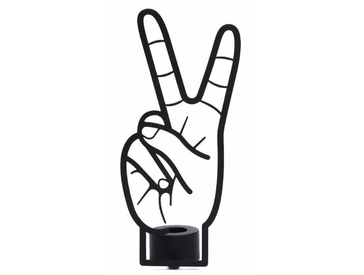 Kerzenständer Peace